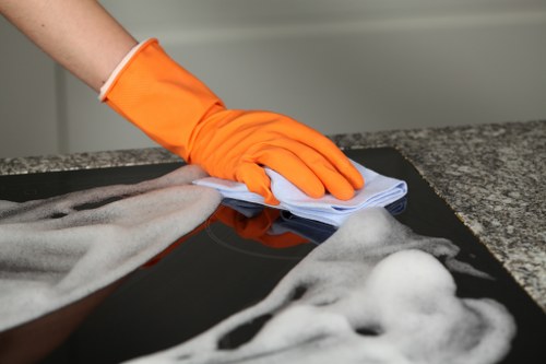 House cleaning service in an Islington home