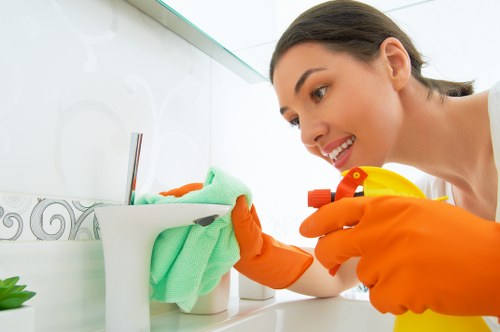 Professional domestic cleaning in an Islington apartment